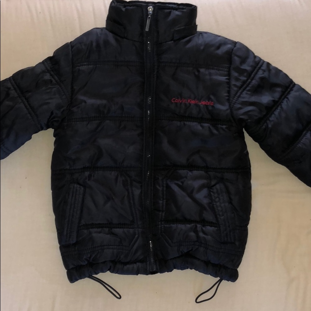 Winter Calvin Klein puff coat
